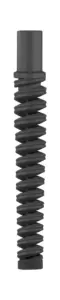 Bend Restrictor Black 1/4"