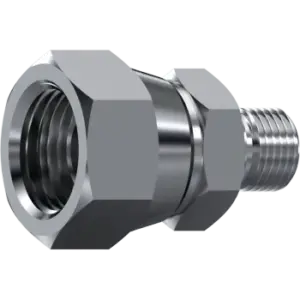 SWIVEL REDUS ADAPTOR M/F 3/4" - 1" BSP (60º) A316