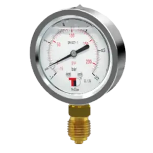 MANOVACUMETER Ø63 - 1/4" BSP VERTICAL - -1/+5BAR