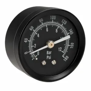 PRESSURE GAUGE 1/8"BSP REAR Ø43