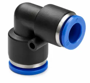 PUSH IN 90° UNION 10MM TECHNOPOLYMERIC