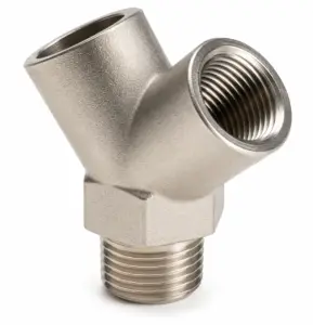 Y CENTRAL 1/4" - F/M/F BSP/BSPT/BSP