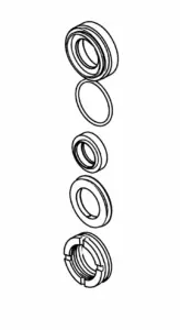 MAZZONI KIT COMPLETE SEAL Ø22 (TGM 22 1/3)